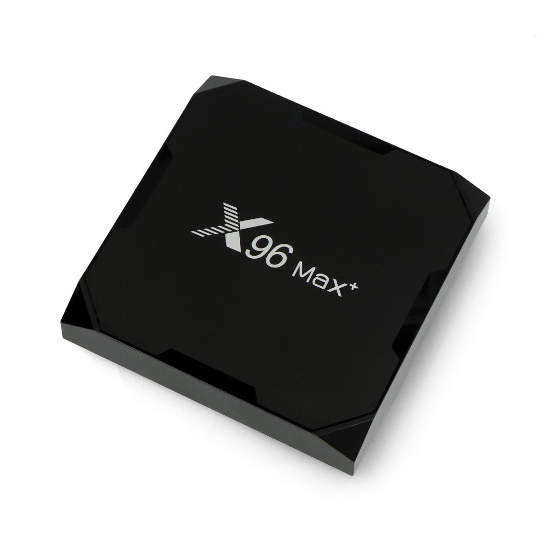 X96 Max Android 9 Smart TV box S905X2 4 / 64GB - black