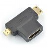 HDMI to miniHDMI / microHDMI adapter - zdjęcie 1