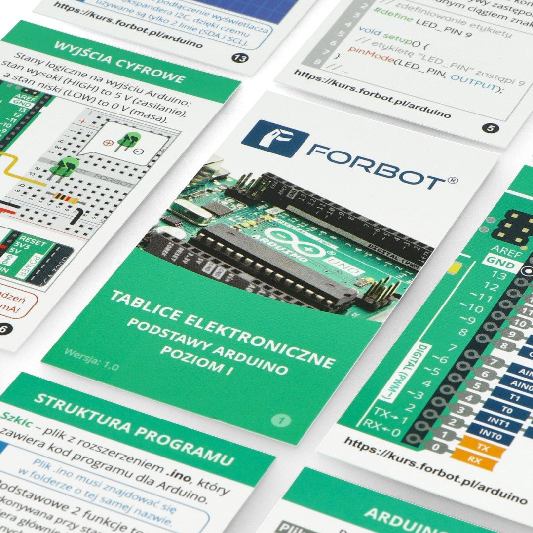 FORBOT - boards  for the Arduino course level I