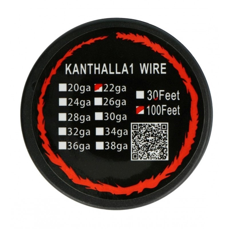 Resistance wire Kanthal A1 0.64mm 4.9Ω/m - 30.5m