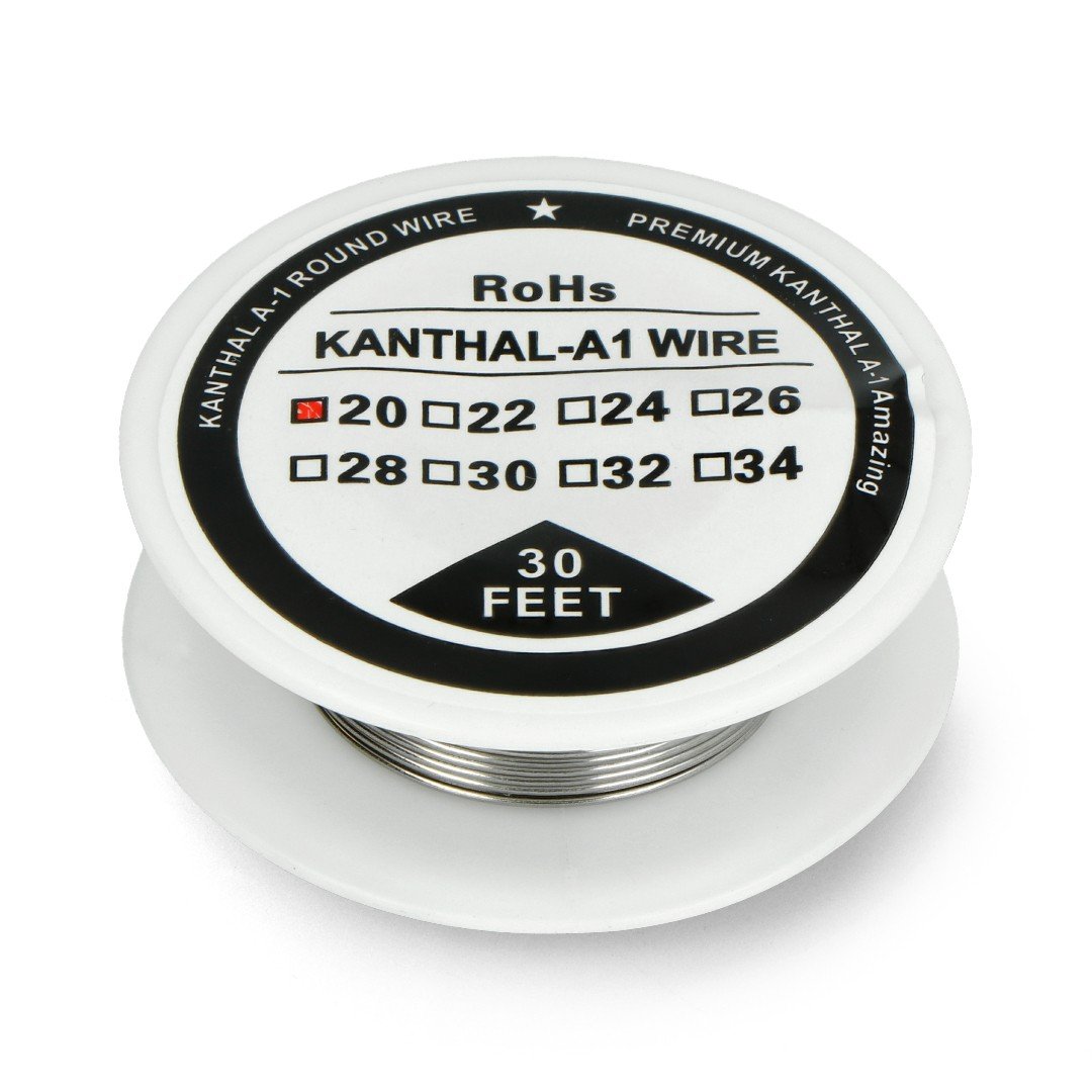 Resistance wire Kanthal A1 0.81mm 2.85Ω/m - 9.1m