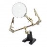 Mounting bracket with magnifying glass - third hand Mounting bracket with magnifying glass - third hand - zdjęcie 1