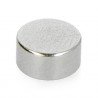 Round neodymium magnet N35/Ni 6x3mm - 10 pieces. - zdjęcie 3