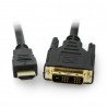 DVI-HDMI cable with filter 1.5m - zdjęcie 1