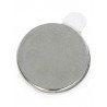 Round neodymium magnet with adhesive layer S N35/Ni - 10x1mm - zdjęcie 3