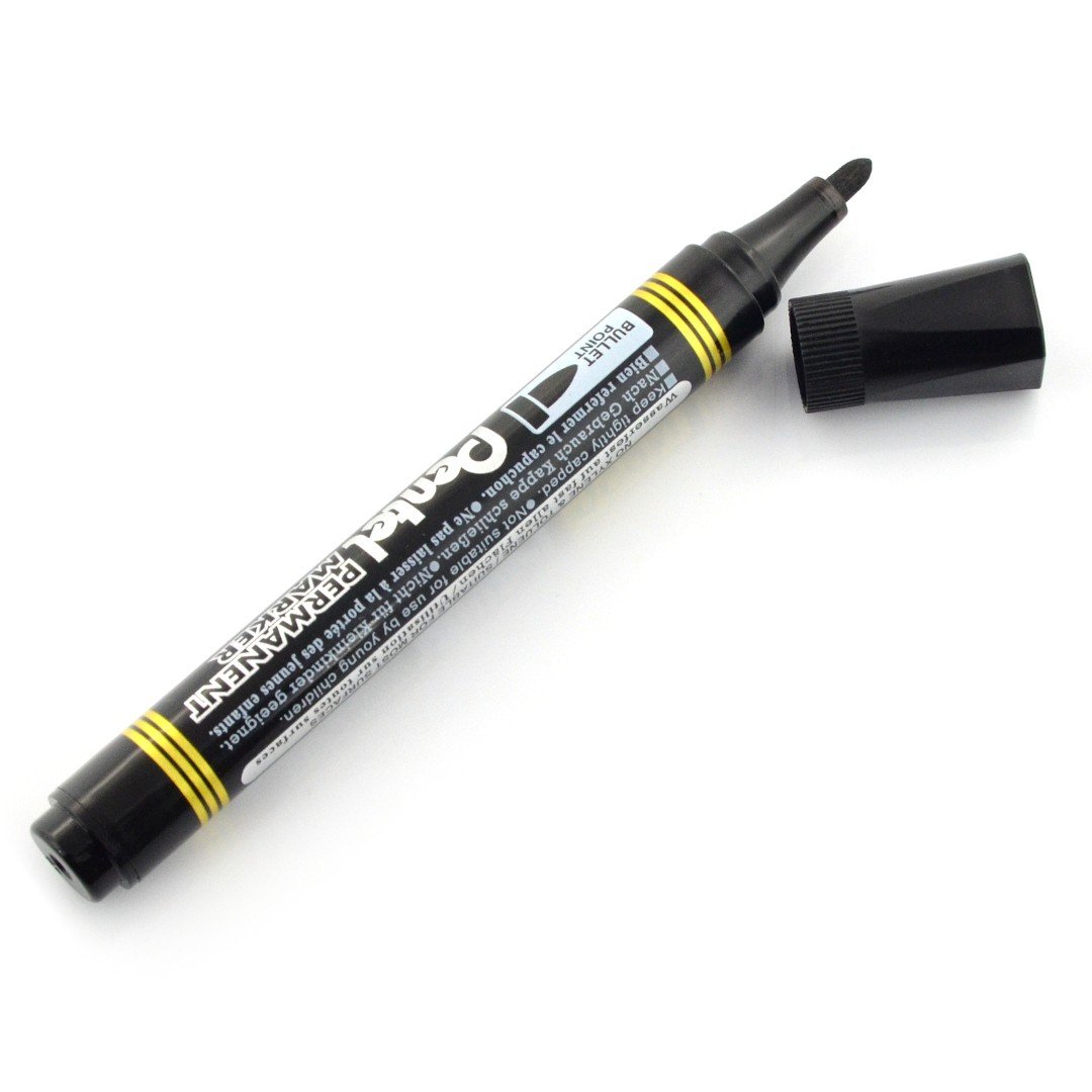 Black permanent marker - Pentel N850