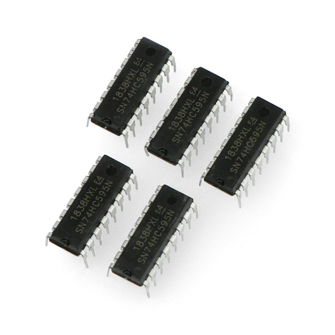 Shift register 74HC595 - 8-bit 5pcs