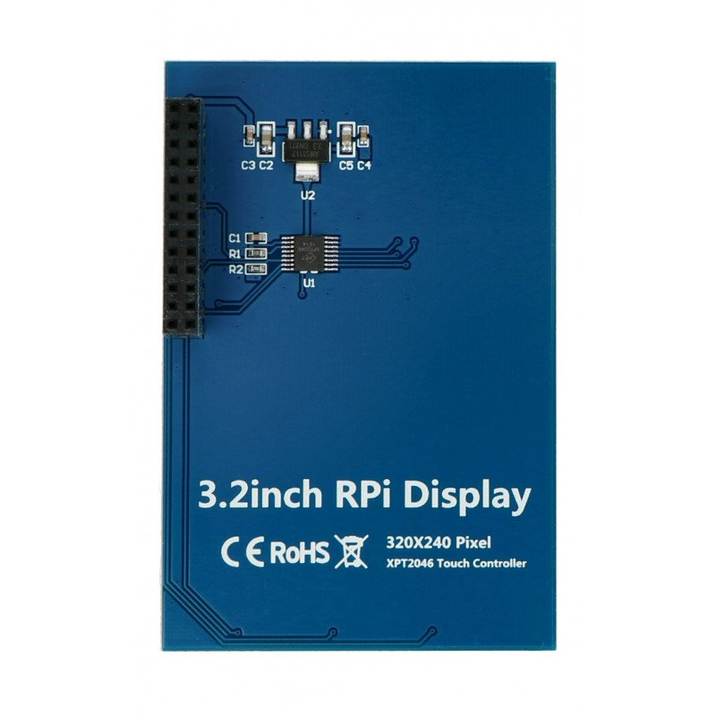 TFT 3.2'' 320x240 LCD touch screen module for Raspberry Pi A, B, A+, B+, 2B, 3B, 3B+