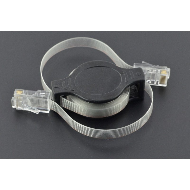 RJ45 coiled patch cord 1m