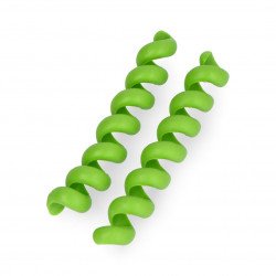 Organiser for Blow cables - flexible green spring - 2pcs.