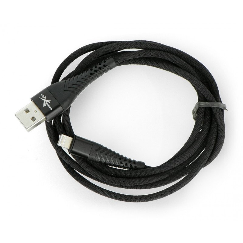 1.5m Spider Lightning cable - black