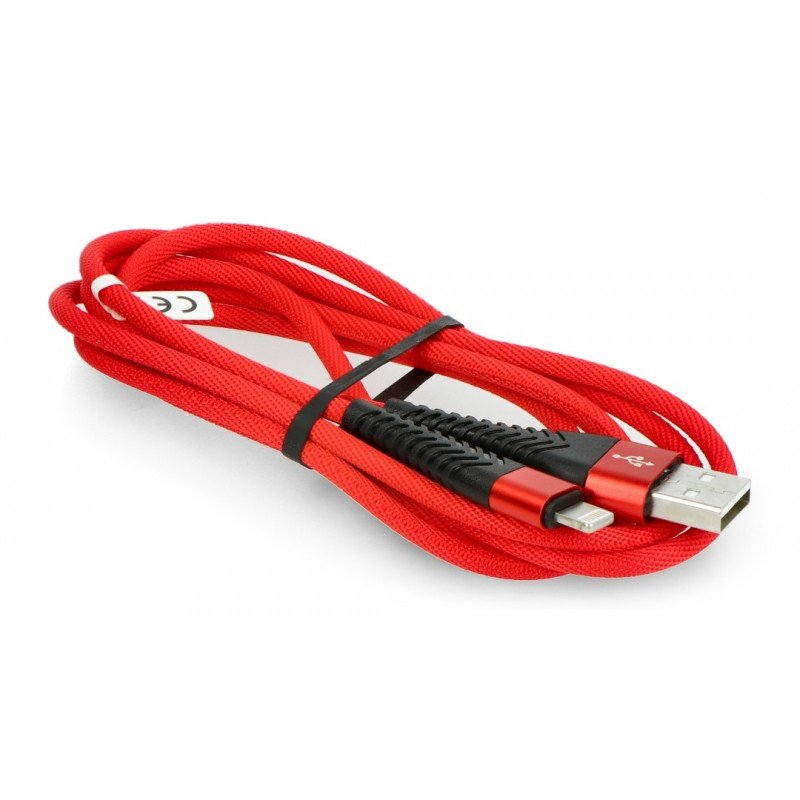 eXtreme Spider USB A - Lightning for iPhone/iPad/iPod 1.5m - red