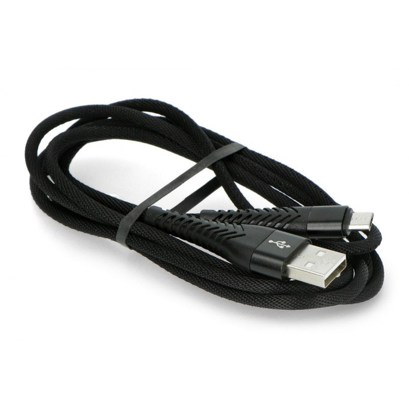 eXtreme Spider USB A cable - microUSB 1.5m - black