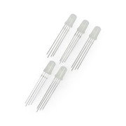 LED RGB 5mm matte common cathode - 5 pcs