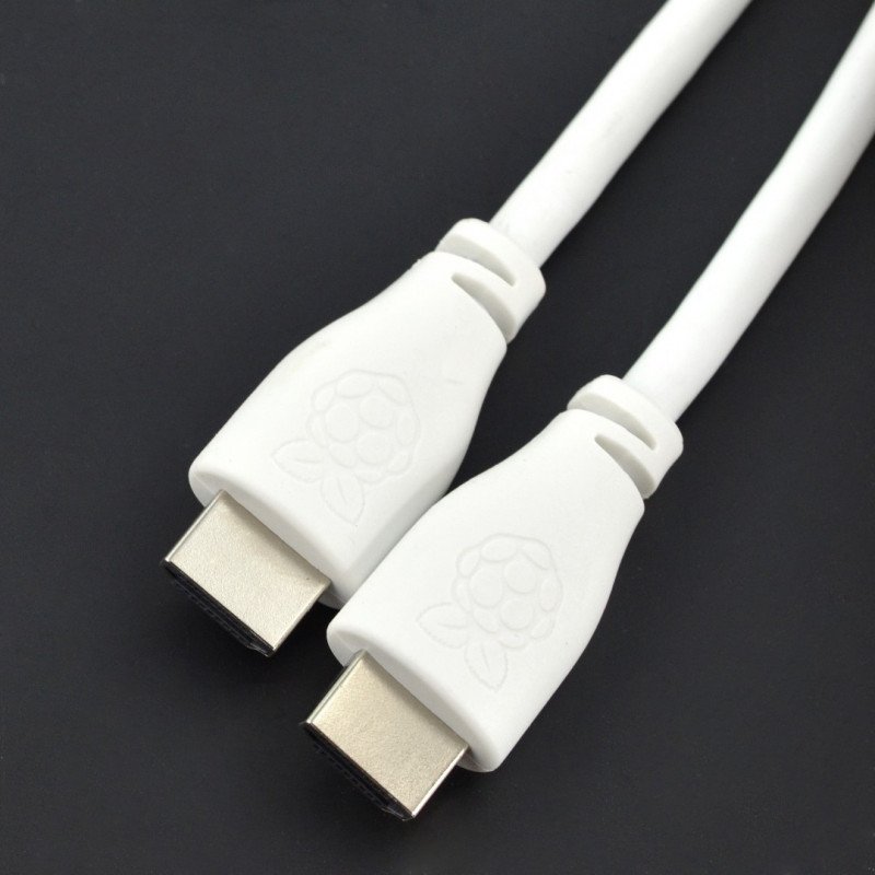 Cable HDMI 2m 30awg white - Raspberry Official