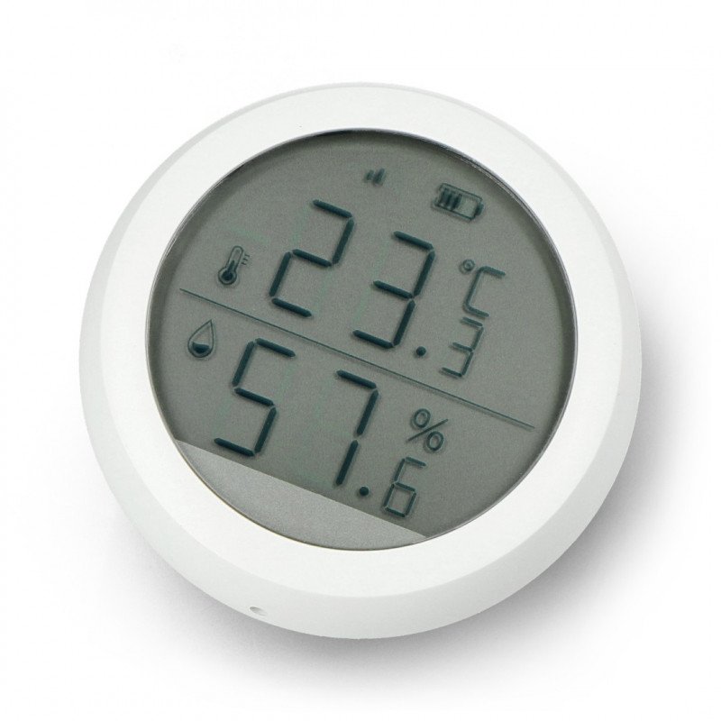 1Pc x Portable Black Thermometer Plastic Round Pointer Temperature Senso.PI 