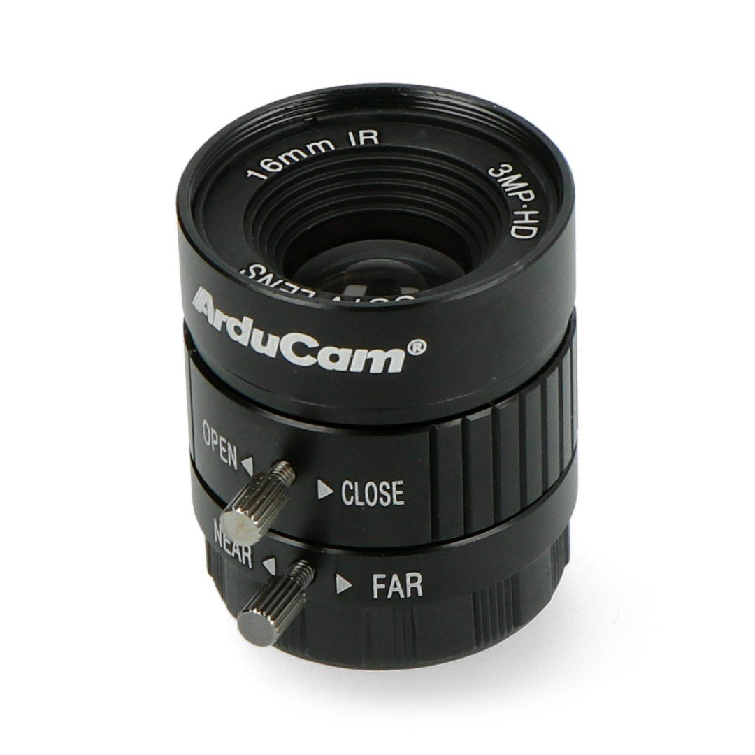 CS Mount 16mm lens with manual focus - for Raspberry Pi camera - Arducam LN050