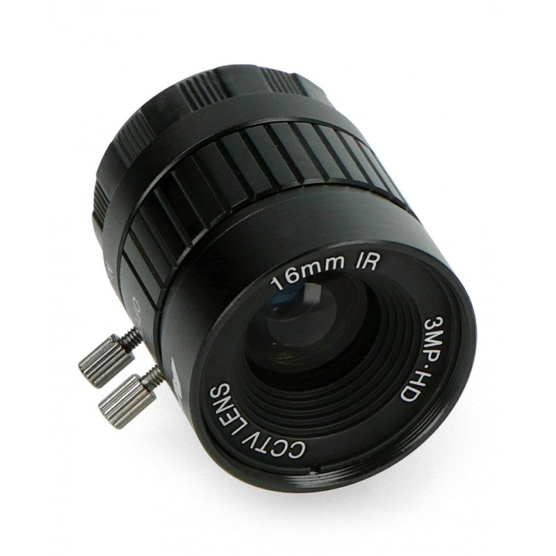 CS Mount 16mm lens with manual focus - for Raspberry Pi camera - Arducam LN050