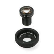 M12 lens with an adapter for Raspberry Pi HQ camera - 25mm telephoto lens - ArduCam LN036