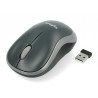 Logitech M185 Swift Wireless Optical Mouse - Grey - zdjęcie 2