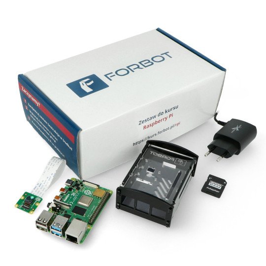 FORBOT - educational set with Raspberry Pi 4B 8GB + ON-LINE course