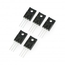 N-MOSFET Transistor STP10NK60ZFP - THT - 5pcs.