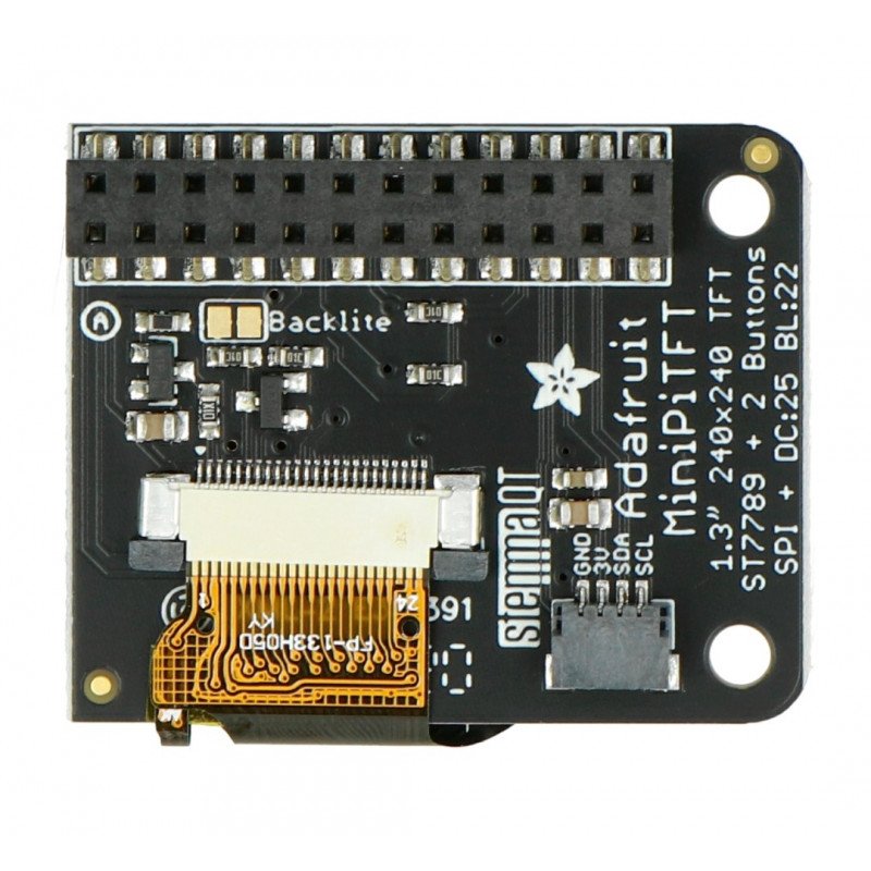 Mini PiTFT 1.3'' 240x240px display for Raspberry Pi - Adafruit 4484