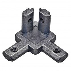 Hidden corner for profiles 3-sided black