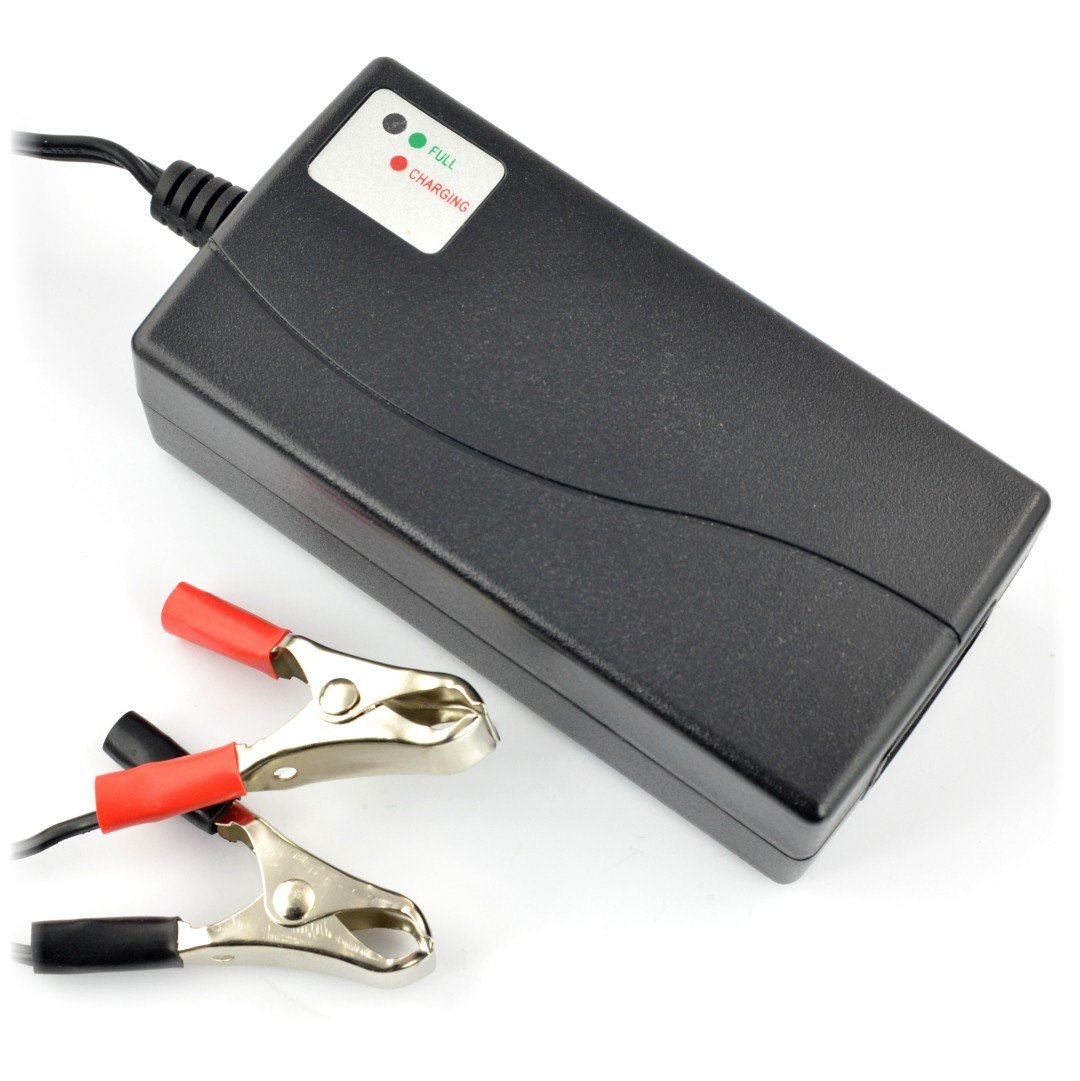 Battery charger for gel batteries 12V / 0,8A / 7-14Ah