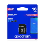 Memory card Goodram micro SD / SDHC 16GB UHS-I class 10 with adapter