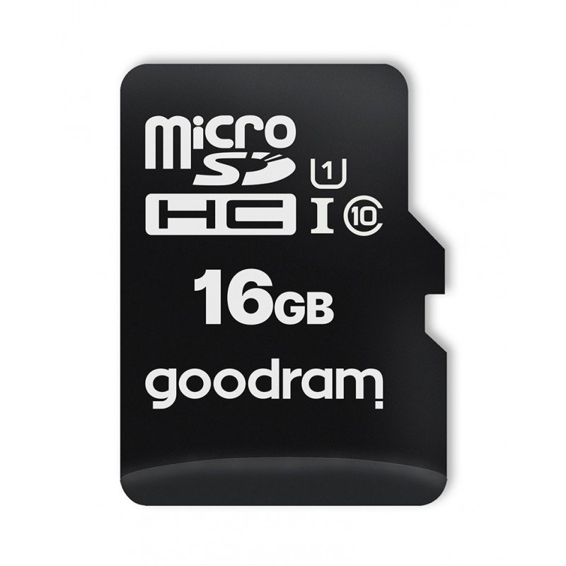Memory card Goodram micro SD / SDHC 16GB UHS-I class 10 with adapter