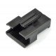 4-pin male connector housing - 2.5mm raster 4-pin male connector housing - 2.5mm raster