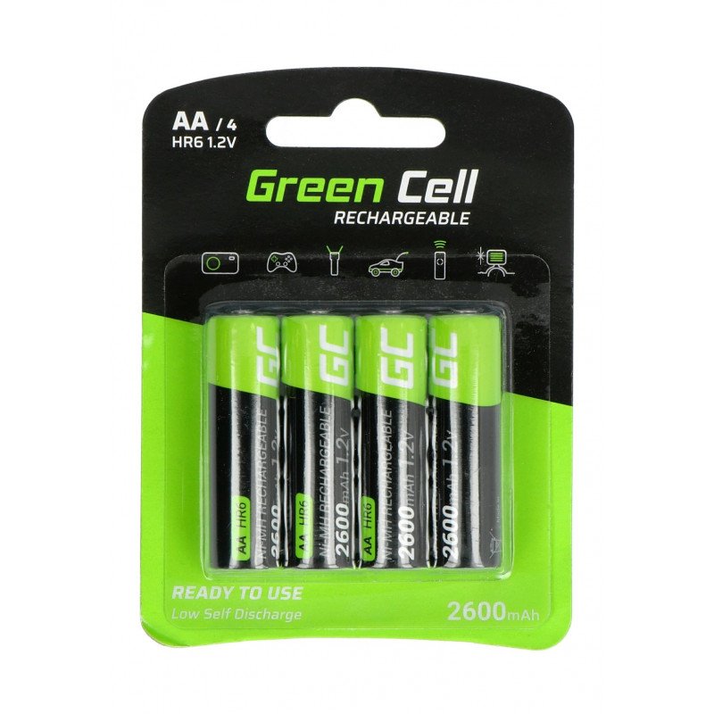Green Cell 4x AA battery HR6 2600mAh