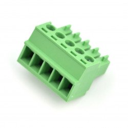 Assembly bar female 5-pin, raster 3,5mm