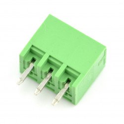 Assembly bar male 3-pin, raster 3,5mm, vertical