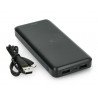 Mobile PowerBank Baseus battery 10000mAh WRLS Charger - black - zdjęcie 4