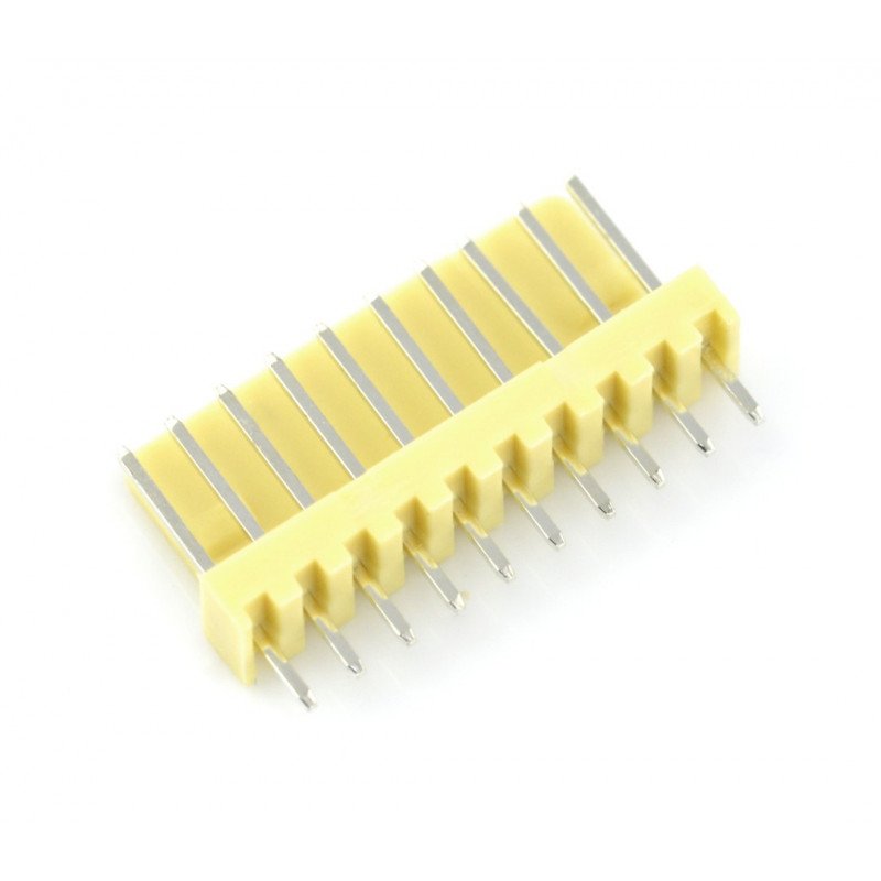 Raster 2.54mm connector - 10-pin plug - 5pcs.