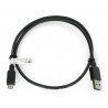 MicroUSB cable B - A 2.0 Hi-Speed Goobay black - 0.6 m - zdjęcie 2