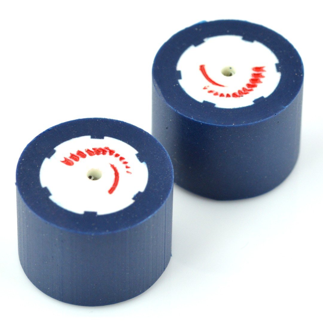 FingerTech polyurethane wheels 30x22mm - 2pcs - blue