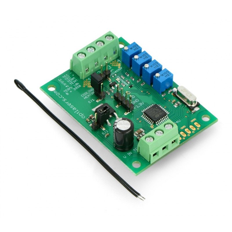 Programmable temperature controller - TEC-8A-24V-PID-HC-RS232
