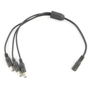 DC splitter 5.5 / 2.1mm - 3 plugs