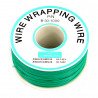 Insulated PVC Coated 30AWG Wire Wrapping Wires Reel 1000Ft - green - zdjęcie 1