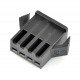 4-pin female socket housing - 2.5mm raster 4-pin female socket housing - 2.5mm raster