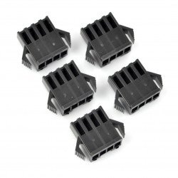 Female 4-pin socket housing - 2.5mm pitch