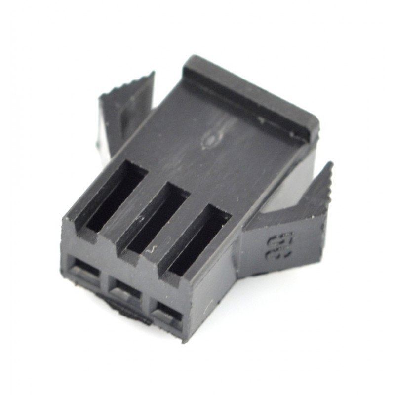 3-pin female socket housing - 2.5mm raster