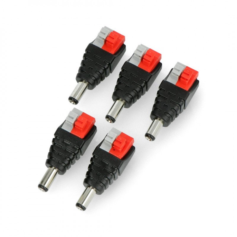 DC 5.5 x 2.1mm plug with quick coupler and buttons