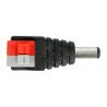 DC 5.5 x 2.1mm plug with quick coupler and buttons - zdjęcie 2