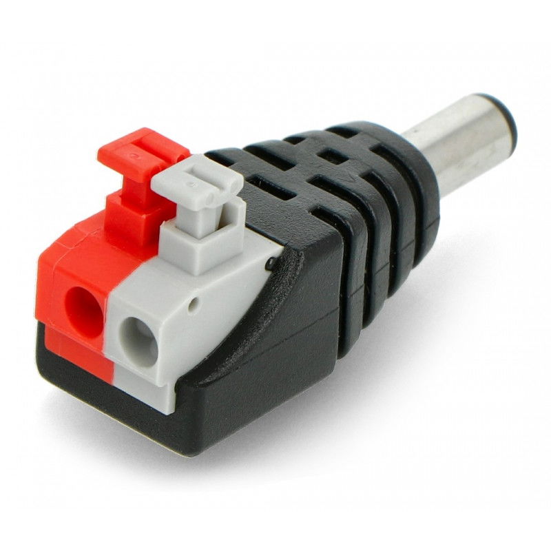 DC 5.5 x 2.1mm plug with quick coupler and buttons