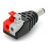 DC 5.5 x 2.1mm plug with quick coupler and buttons - zdjęcie 3