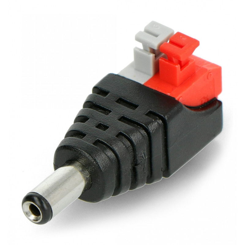 DC 5.5 x 2.1mm plug with quick coupler and buttons